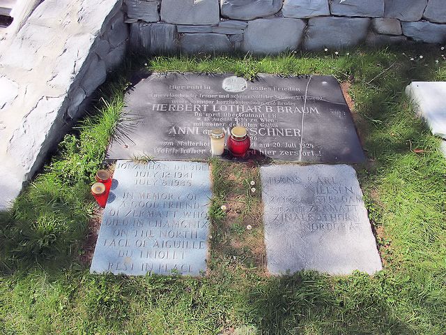 Zermatt Mountaineers Cemetery: Herbert & Anni Braum - Matterhorn 1924 Herbert & Anni Braum - Matterhorn 1924